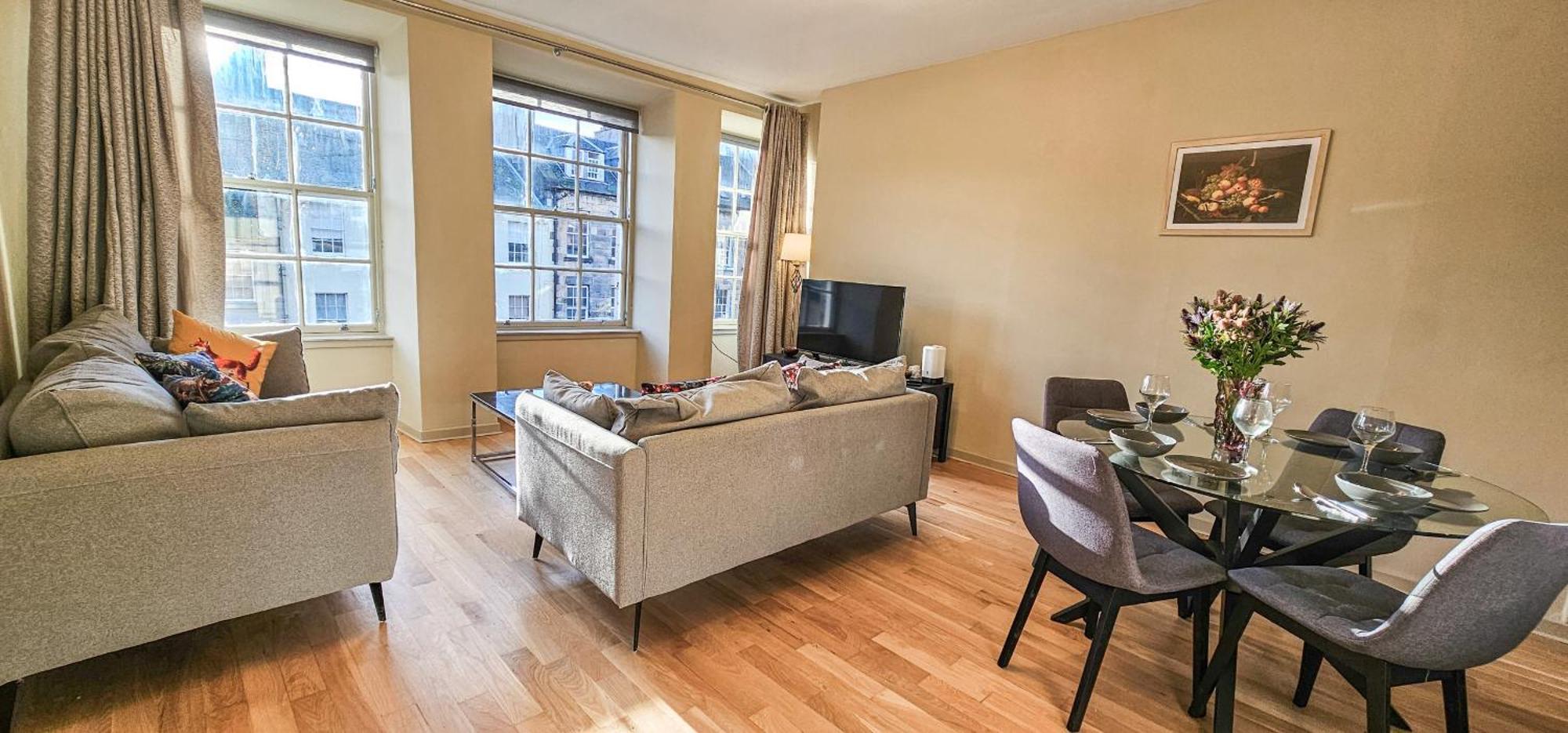 Royal Mile - Bright 2 Bedroom Apartment EDI Eksteriør billede